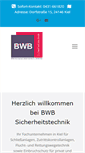 Mobile Screenshot of bwb-kiel.de